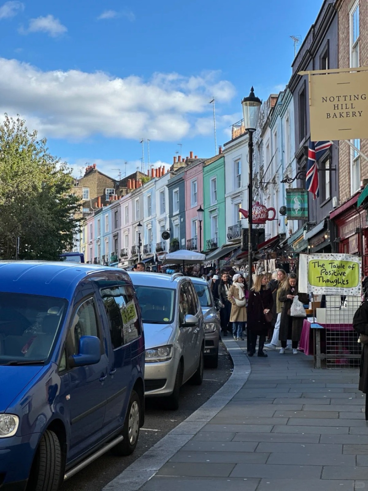 Notting Hill Market in London